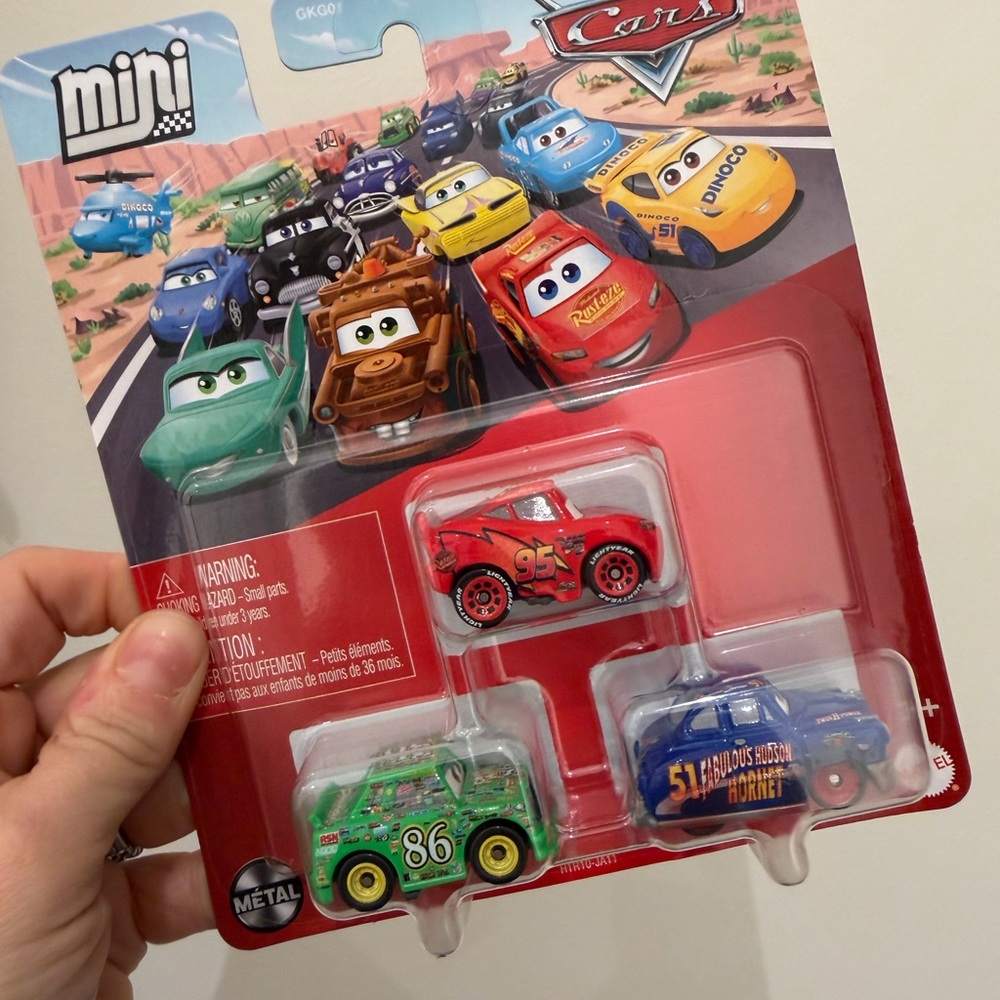 Disney Pixar Cars Mini Racers - 3 Pack